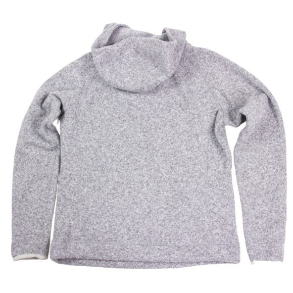 The North Face Womens S Gray 1/4 Zip Fleece Polyester Pullover Hoodie Jacket - Picture 8 of 9